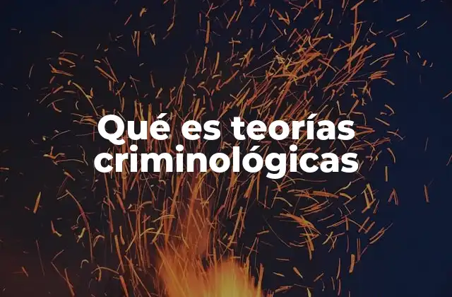 La evolución histórica de las teorías sobre el crimen