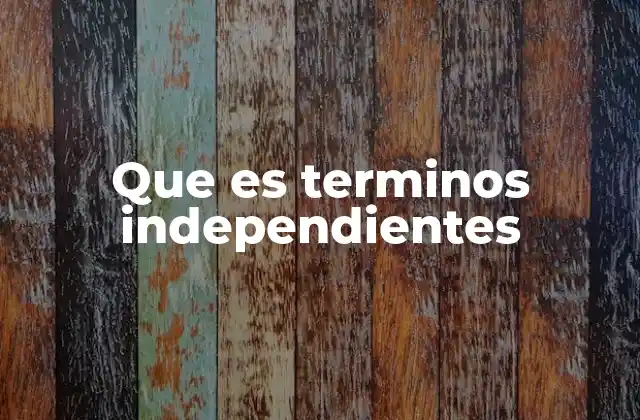 El papel de los términos independientes en ecuaciones lineales