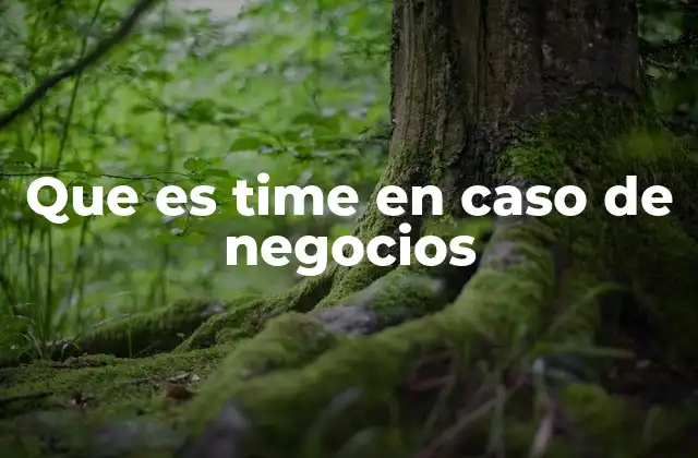La importancia del enfoque TIME en la gestión empresarial