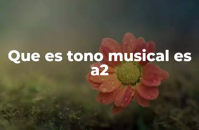 Que es Tono Musical es A2 2 La relación entre intensidad sonora y percepción musical