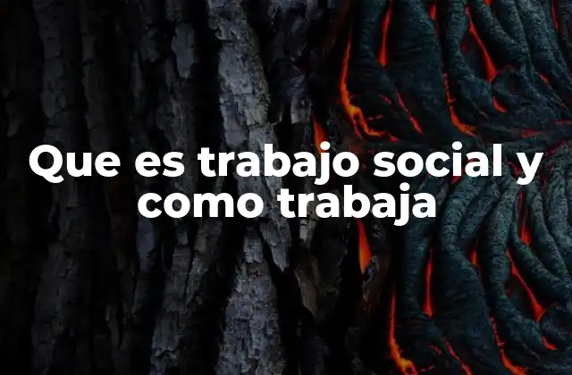 Que es Trabajo Social y como Trabaja 2 El rol del trabajo social en el tejido comunitario