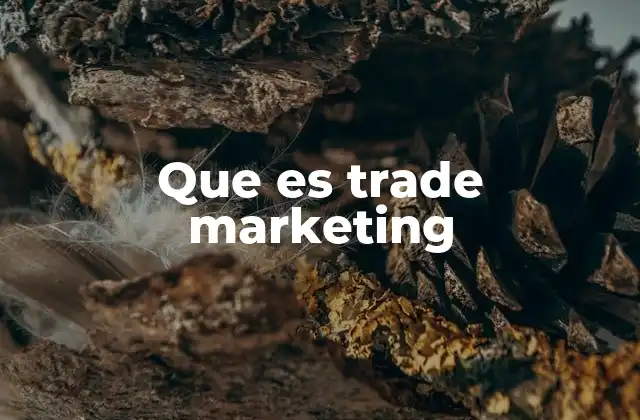 Que es Trade Marketing