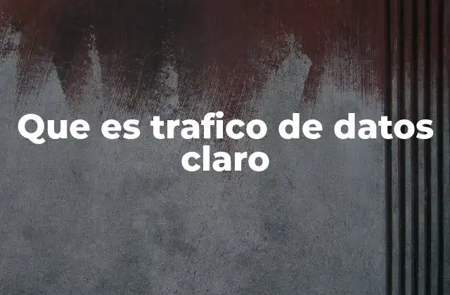 Cómo se mide el tráfico de datos en la red de Claro