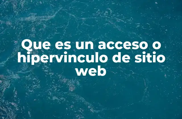 La importancia de los enlaces en la navegación web