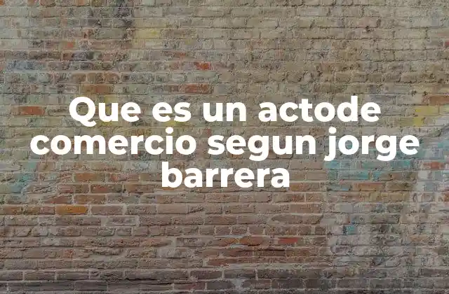 La importancia del acto de comercio en el derecho empresarial