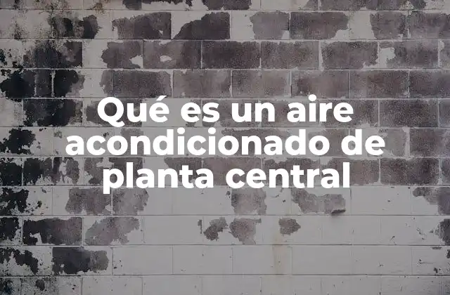 Qué es un Aire Acondicionado de Planta Central 2 La importancia de los sistemas centralizados en espacios grandes