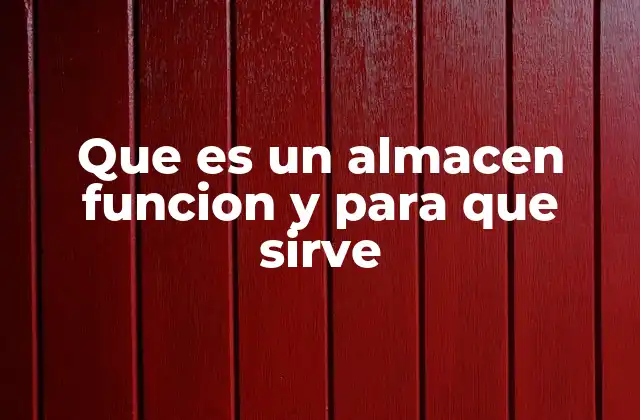 La importancia del almacén en la cadena de suministro