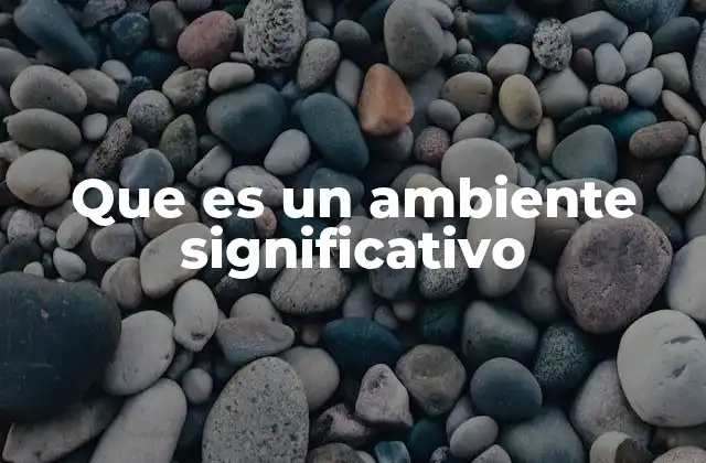 La importancia de los entornos con valor emocional