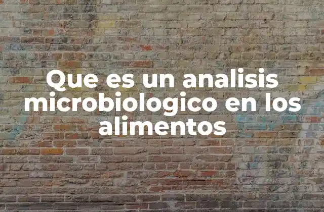 La importancia del control microbiológico en la industria alimentaria