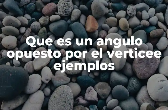 Que es un Angulo Opuesto por el Verticee Ejemplos 14 Características y propiedades de los ángulos opuestos por el vértice