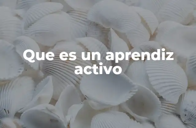 Que es un Aprendiz Activo 2 La participación como eje del aprendizaje efectivo