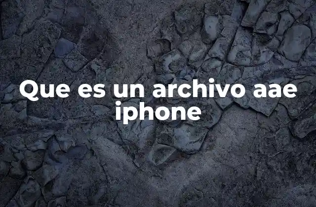 Cómo funciona la relación entre archivos AAE y JPG
