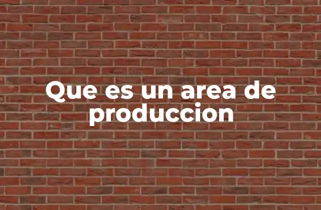 Que es un Area de Produccion 2 La importancia de la organización en los espacios productivos