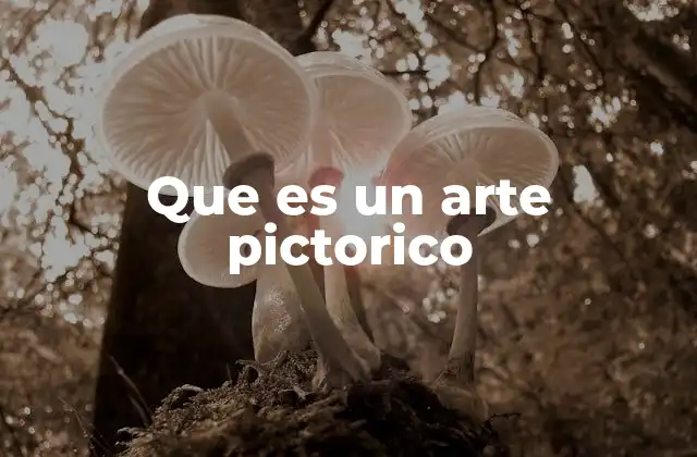 Que es un Arte Pictorico