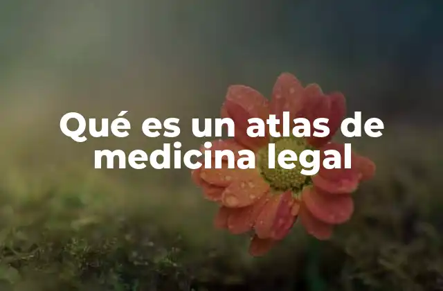 Qué es un Atlas de Medicina Legal