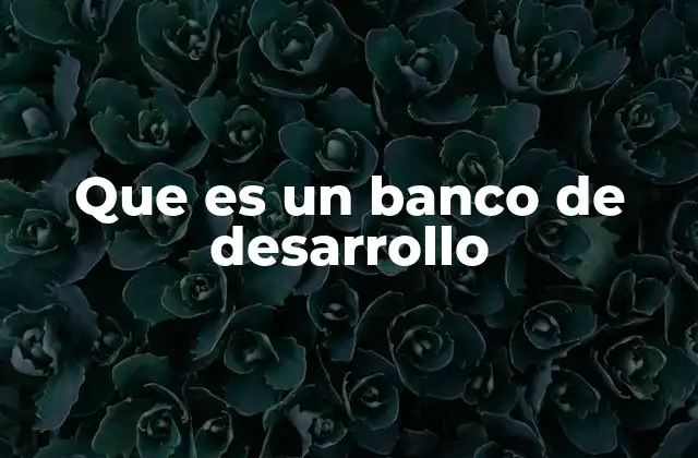 Entidades financieras orientadas al crecimiento económico