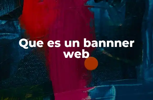 Que es un Bannner Web