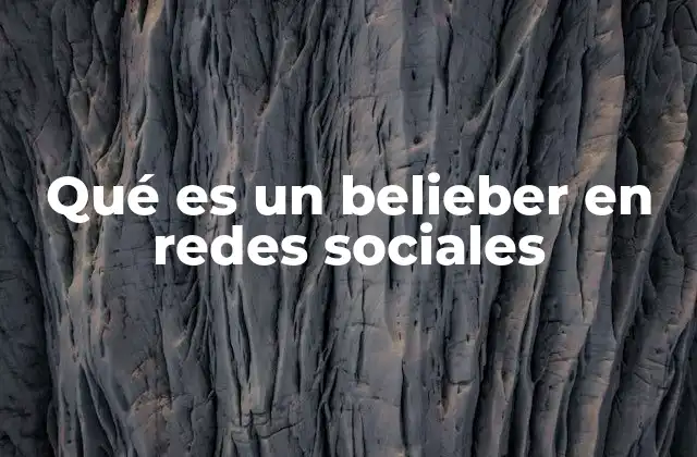 Qué es un Belieber en Redes Sociales
