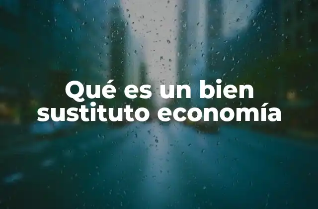 Qué es un Bien Sustituto Economía 2 El papel de los bienes sustitutos en la toma de decisiones del consumidor
