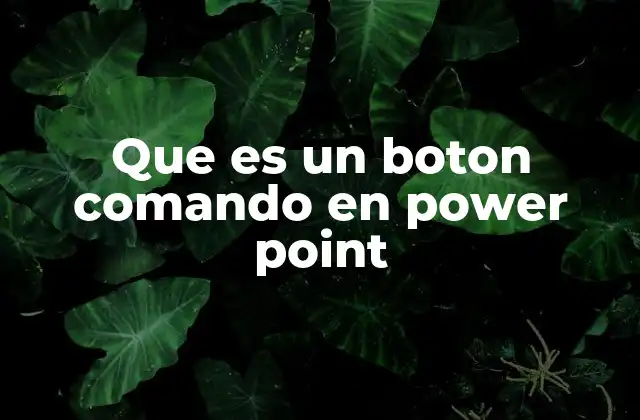 Que es un Boton Comando en Power Point 2 Cómo los botones de comando mejoran la interactividad en PowerPoint