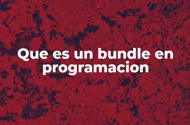 La importancia de los bundles en el desarrollo de software