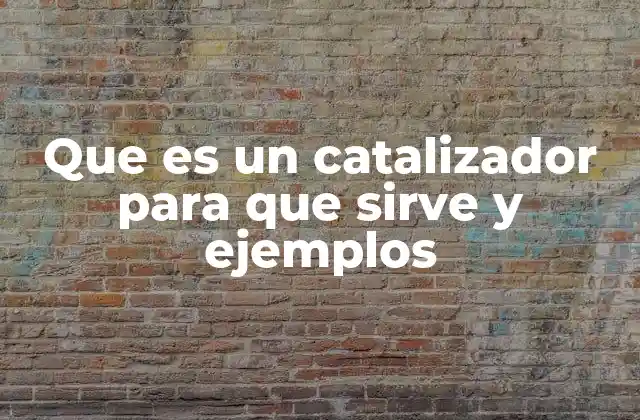 Aplicaciones prácticas de los catalizadores en la vida moderna
