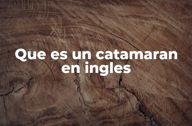 El catamaran en el contexto de la navegación marítima