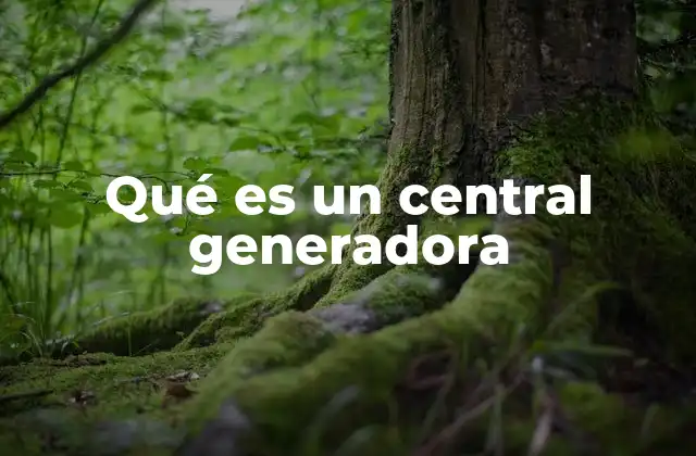 Qué es un Central Generadora 2 Tipos de centrales generadoras y su importancia en la matriz energética