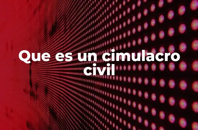 Que es un Cimulacro Civil 2 Preparación y planificación de simulacros civiles