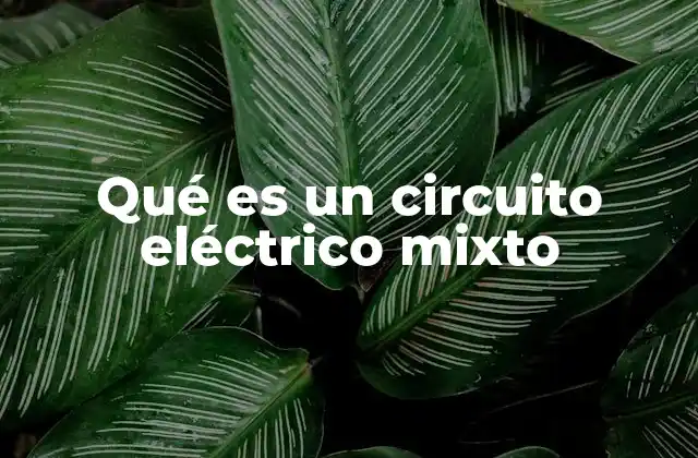 Qué es un Circuito Eléctrico Mixto