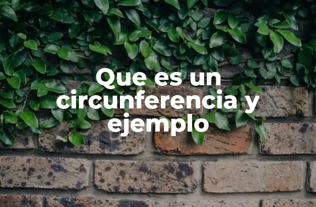 Que es un Circunferencia y Ejemplo 2 Propiedades básicas de la circunferencia