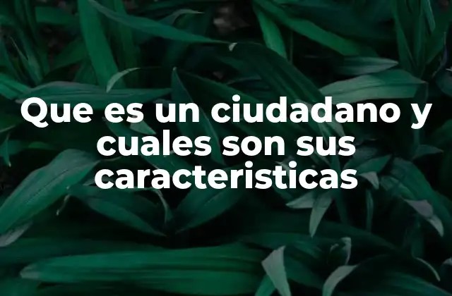 La importancia de la identidad ciudadana en la sociedad moderna