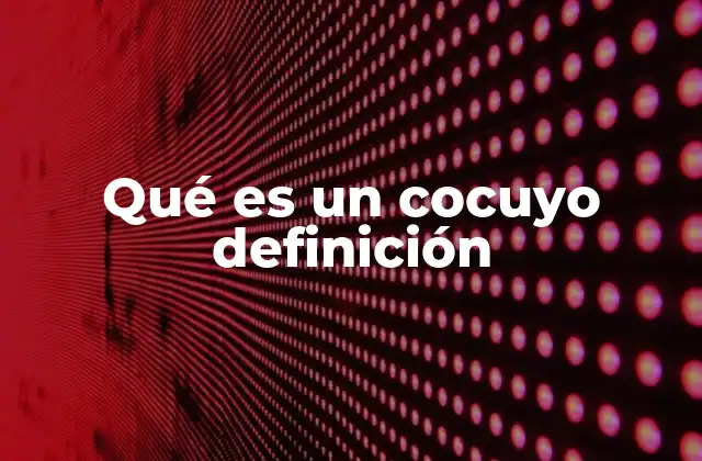 Qué es un Cocuyo Definición