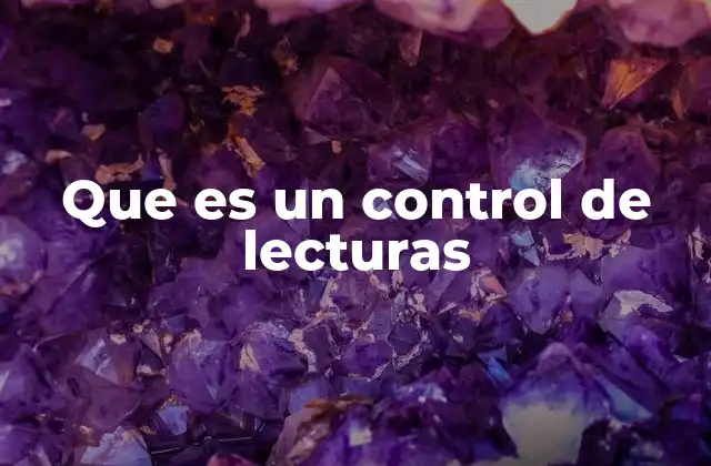 Que es un Control de Lecturas 2 La importancia de evaluar comprensión lectora