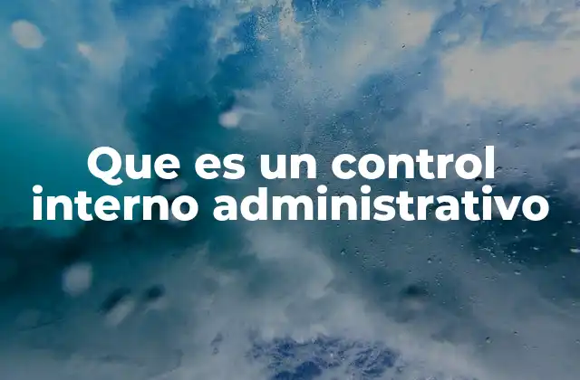 El rol del control interno en la gestión institucional