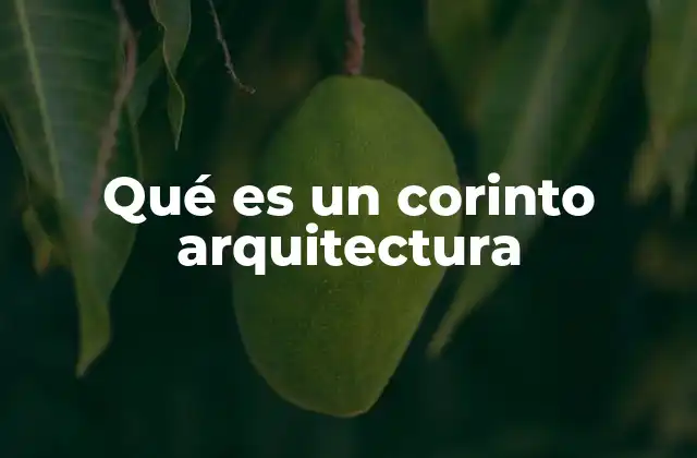 Qué es un Corinto Arquitectura 2 El corinto como símbolo de la arquitectura clásica