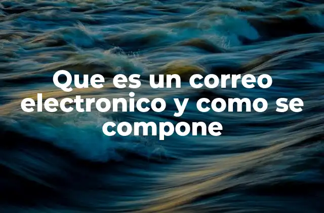 Componentes esenciales del correo electrónico