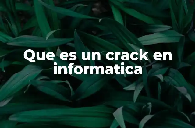 Que es un Crack en Informatica 2 El concepto detrás de un crack informático