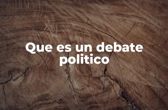 Que es un Debate Politico 2 La importancia de los debates en el ámbito democrático