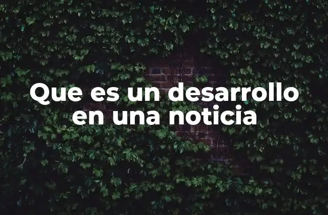 La evolución del contenido informativo a través de los desarrollos