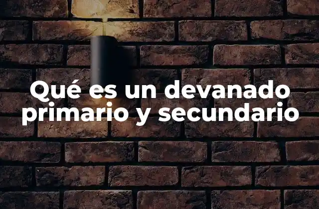 Qué es un Devanado Primario y Secundario