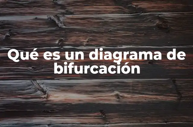 Qué es un Diagrama de Bifurcación