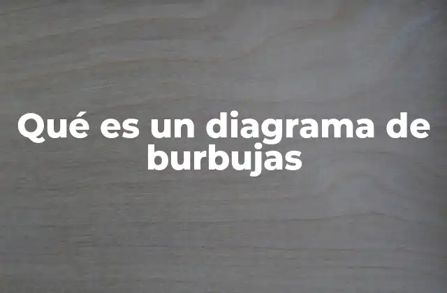 Qué es un Diagrama de Burbujas