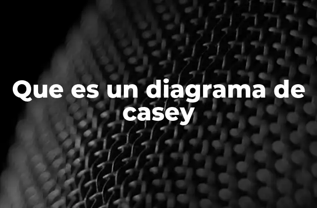 Que es un Diagrama de Casey