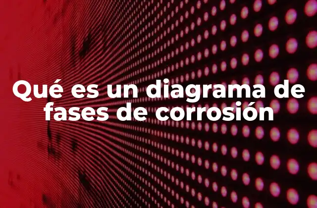 Qué es un Diagrama de Fases de Corrosión