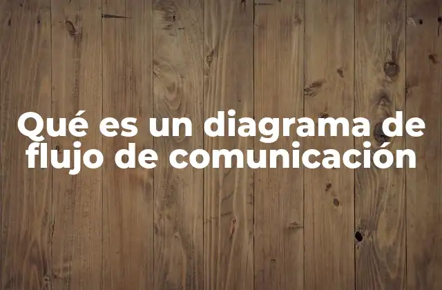 Qué es un Diagrama de Flujo de Comunicación