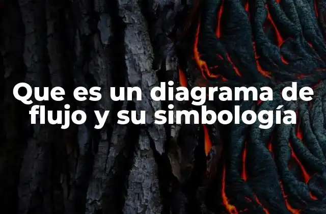 Que es un Diagrama de Flujo y Su Simbología