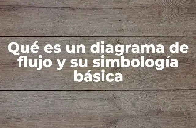 Qué es un Diagrama de Flujo y Su Simbología Básica