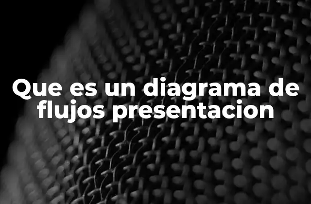 Que es un Diagrama de Flujos Presentacion