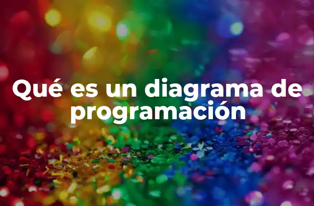 Qué es un Diagrama de Programación